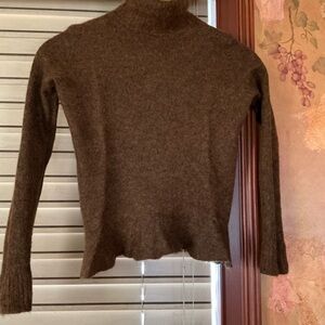 Brown Turtleneck Sweater